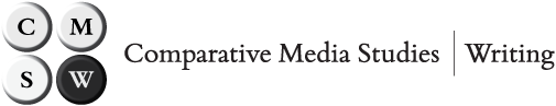 MIT Comparative Media Studies and Writing logo