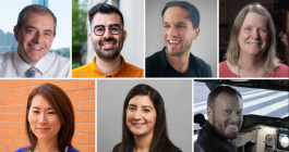 Headshots of David Autor, Hector Beltran, Christian Cardozo, Barbara Hughey, Wakana Maekawa, Basima Tewfik, and John Thomas