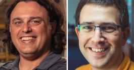 Side-by-side headshots of Amos Winter and Nikolai Zeldovich