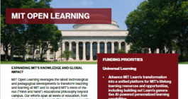 case of support for MIT Open Learning