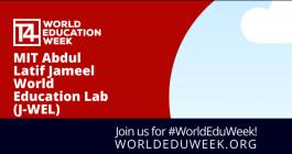 MIT JWEL World Education Week banner