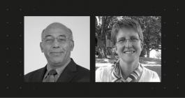 Headshots of Vijay Kumar and Sheryl Barnes