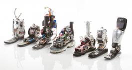 7 different powered ankle–foot prosthesis developed by MIT's Biomechatronics Group