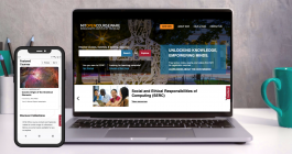 Mobile phone and laptop display MIT OpenCourseWare's NextGen website.