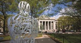 data science statue at mit