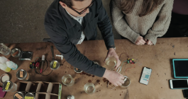 Candid photo of a Day of Climate activity