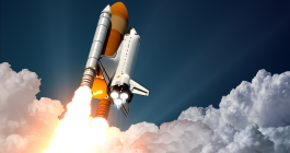 space ship launching