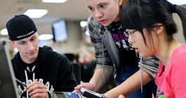 learners using technology 