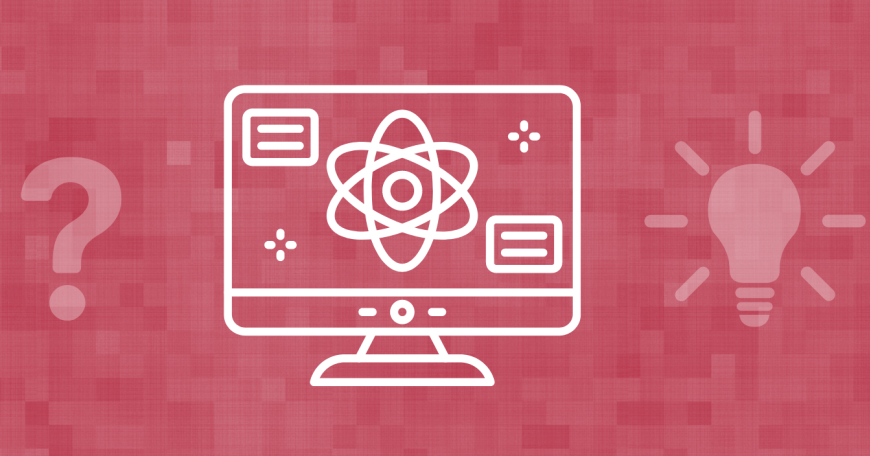 Graphic illustration of a quantum computer with a question mark and a shining light bulb next to it. MIT Horizon logo and website at the bottom.