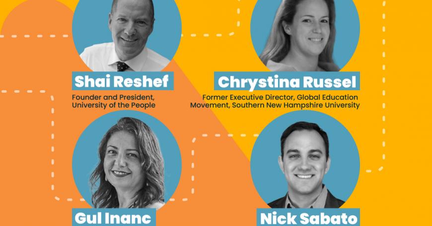 4 headshots of panelists