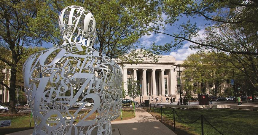 data science statue at mit