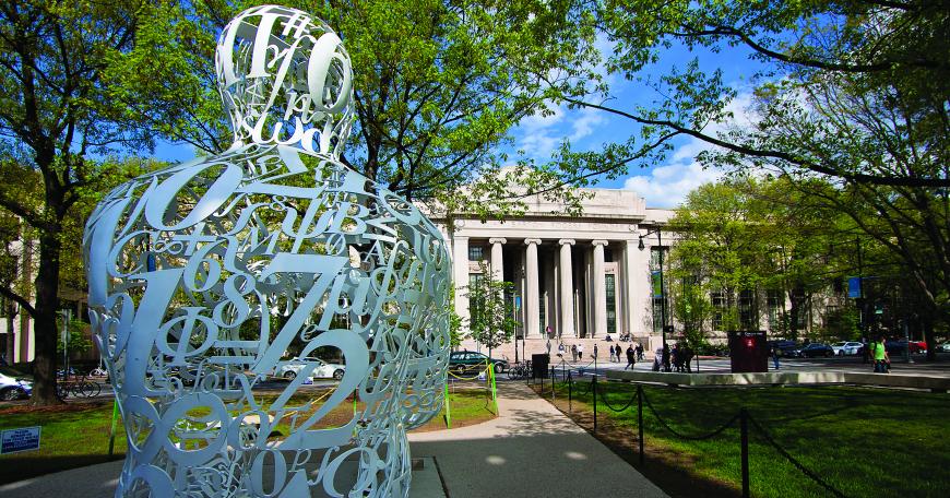 data science statue at MIT