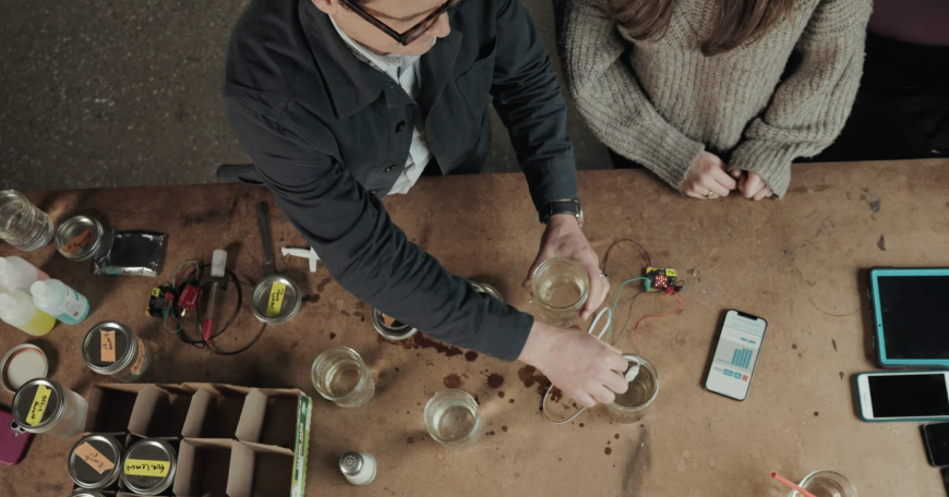 Candid photo of a Day of Climate activity