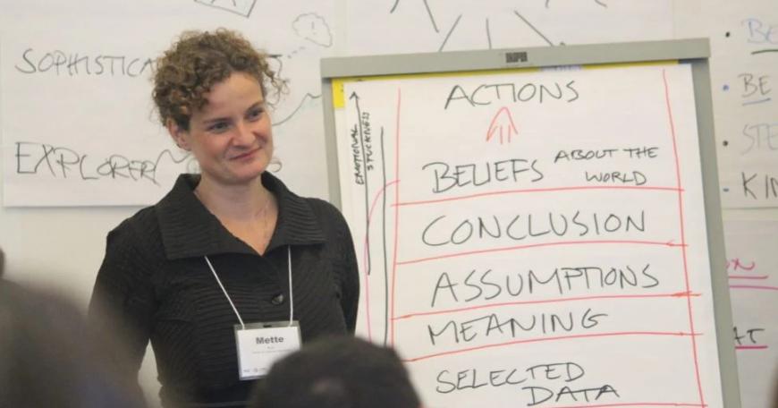 Mette Boell teaching Compassionate Systems