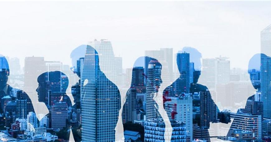 people communicating 