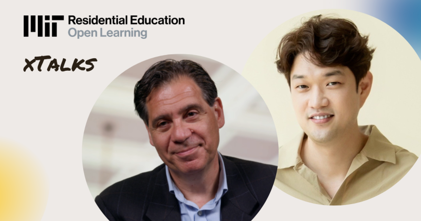 Headshots of Andreas Karatsolis and Jungwoo Chun