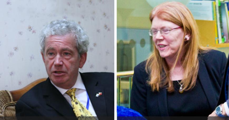 Timoth O'Shea and Prof. Eileen Scanton