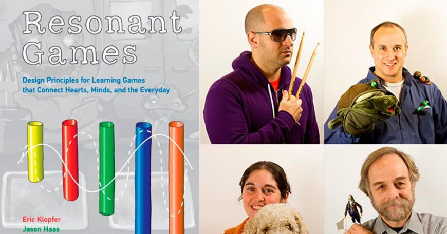 “Resonant Games” is being published by the MIT Press. The authors (top left, clockwise): Jason Haas, Eric Klopfer, Scot Osterweil, and Louisa Rosenbeck