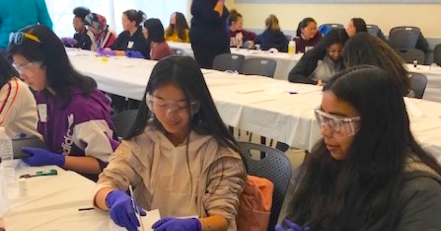 High school students build solar cells at MIT