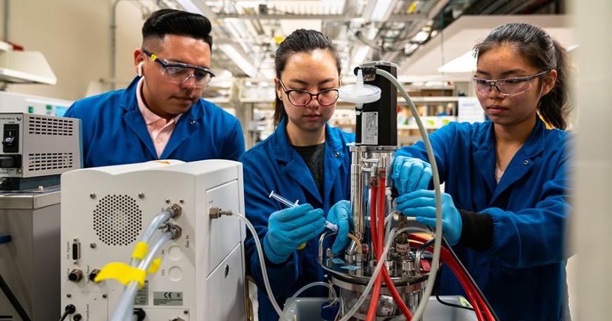 Students solving problems that don't yet have solutions