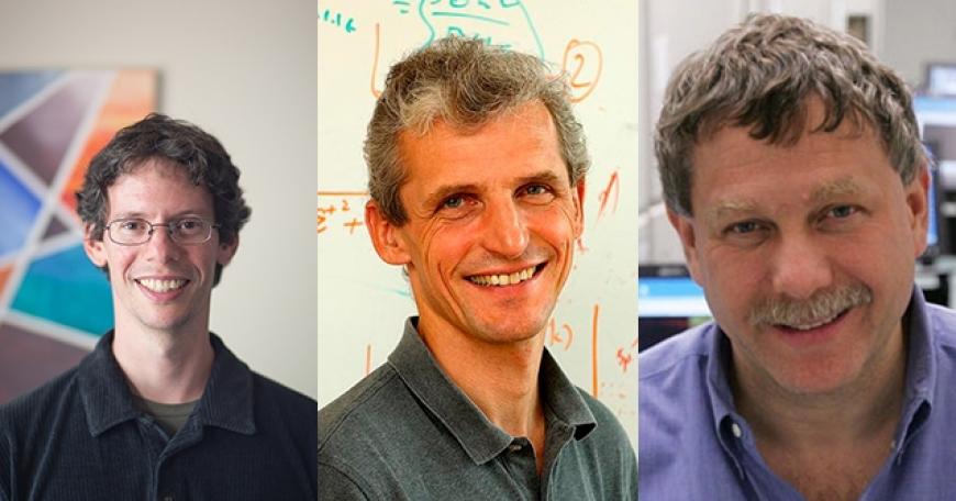 Larry Guth, Wolgang Ketterle and Eric Lander 