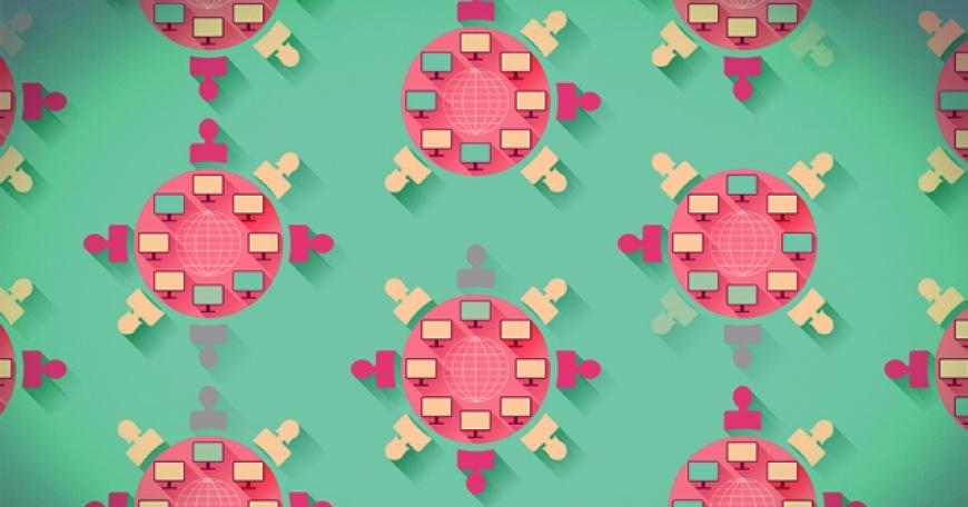 students studying animation