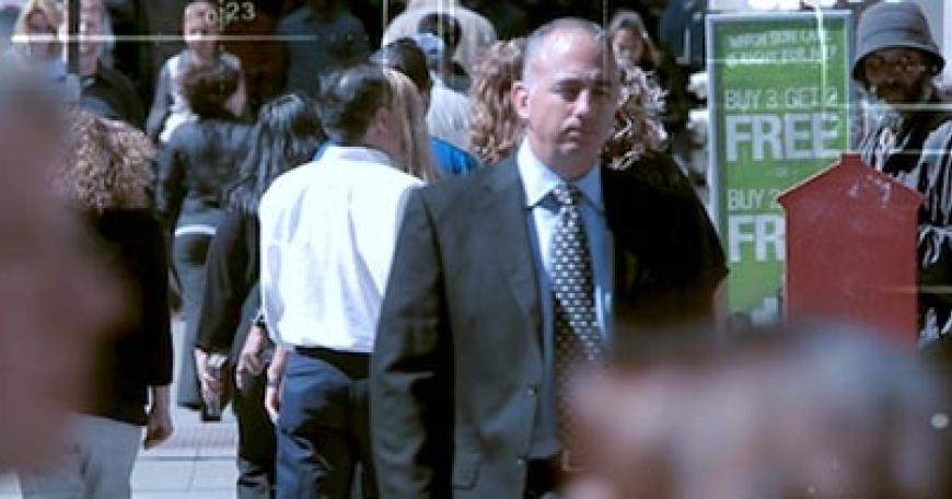 people walking in the street