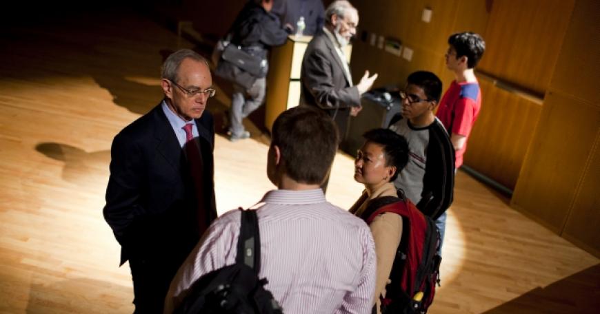MIT Provost Rafael Reif and Chancellor Eric Grimson 