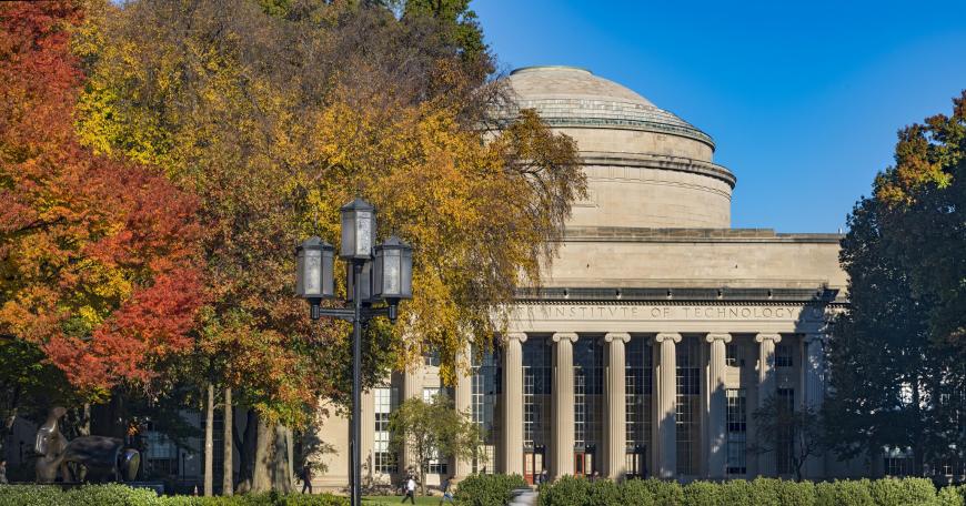 MIT dome in the fall
