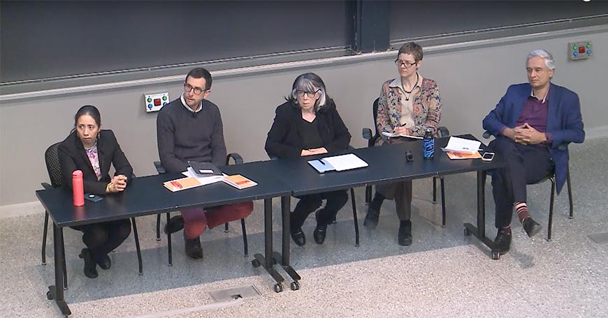 Faculty Panel: Knox-Hayes, McGee, Silbey, Pawley, Rajagopal