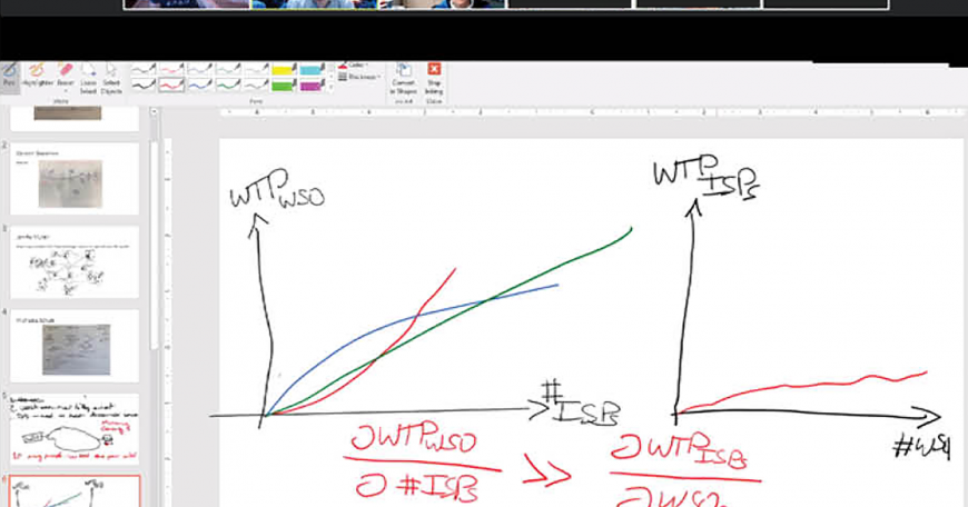 Screenshot from MIT Sloan Executive Education's recent Platform Strategy live online program offering