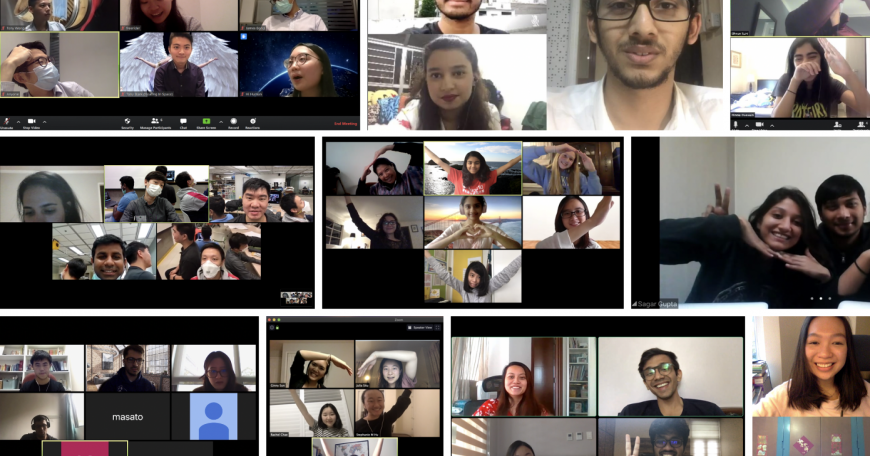 Participants collaborate online to propose innovative solutions to tackle the Covid-19 outbreak at MIT HealthHACK.