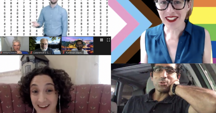 Teaching With Digital Technology winners were honored in an online celebration on July 30. A selection of winners are seen here.