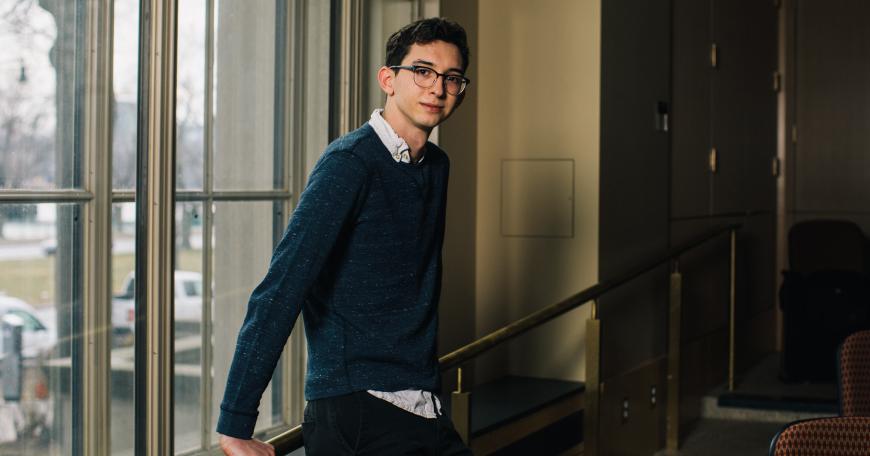“I see math as the language that the universe operates within,” says senior David Darrow. "It is a very cool way to understand how nature works."