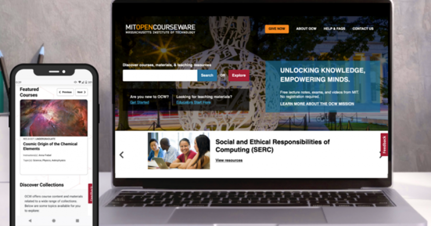 A new update to the MIT OpenCourseWare website serves not only current learners, but also presents a purposeful approach to finding and engaging with future learners.