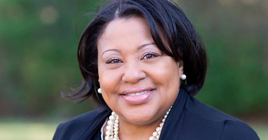 “Her leadership style is a lot of listening; she’s willing to listen to the issues that students are experiencing and from that, she is able to offer support and advice,” says MIT senior Myles Noel of DiOnetta Jones Crayton.