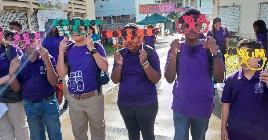 Focused on science, technology, engineering, arts, and mathematics (STEAM) subjects, a new STEAM learning architecture co-created by MIT pK-12 is guided by three core pillars: social-emotional and cultural learning, transdisciplinary academics, and community engagement.