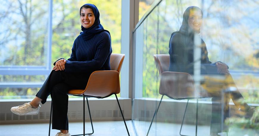 “Before I came to MIT, I used to think that the crucial part of research was to develop the machine-learning model itself or improve on its current state. With time, I realized that the only way you can make your research accessible and adaptable for others is to develop systems that make them accessible,” says PhD student Sarah Alnegheimish. “During my graduate studies, I’ve taken the approach of developing my models and systems in tandem.” 