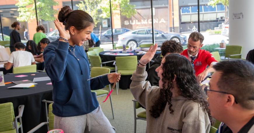 “Cosmic Comfort,” one of Day of Design's pilot workshops, was inspired by MIT's Space Architecture course (MAS.S66/4.154/16.89). It was first offered during the 2024 Cambridge Science Festival.