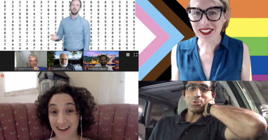 a collage of some of faculty honored during the awards ceremony