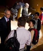 MIT Provost Rafael Reif and Chancellor Eric Grimson 