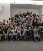 The ReACT computer and data sciences cohort gathered with MIT Open Learning faculty and staff in Amman, Jordan, in 2019. 