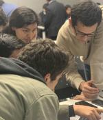 Learners in the Advanced Program in Data Science and Global Skills interact with each other in physical space while receiving live instruction and feedback from teaching assistants, recruited by the MIT Institute for Data, Systems, and Society, to support their journey through the MicroMasters Program in Statistics and Data Science.