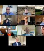 MIT web meeting with leadership 