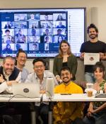 Some members of MIT's 2021-22 "How to Grow (Almost) Anything" class, including remote participants.