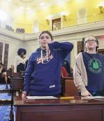 MIT RAISE celebrated the second annual Day of AI with two flagship local events. The Edward M. Kennedy Institute for the U.S. Senate hosted students from Warren Prescott Middle School and New Mission High School for a human rights and data policy-focused event that was streamed worldwide. 