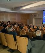 Dina Katabi, the Thuan and Nicole Pham Professor of Electrical Engineering and Computer Science, presented on novel ways to detect Parkinson’s and Alzheimer's diseases at the McGovern Institute’s 2024 Spring Symposium, "Transformational Strategies in Mental Health.” 
