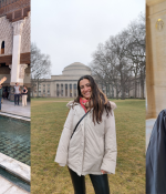 After completing the MITx MicroMasters in Data, Economics, and Design of Policy program, Andrea Salem (left), Sofia Martinez Galvez (center), and Yann Bourgeois are joining the fight against global poverty using the program’s data-driven approach to poverty alleviation.