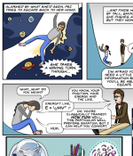 Superhero-themed educational comic book page