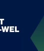 MIT J-WEL logo and MIT logo on a dark blue background with a green arrow